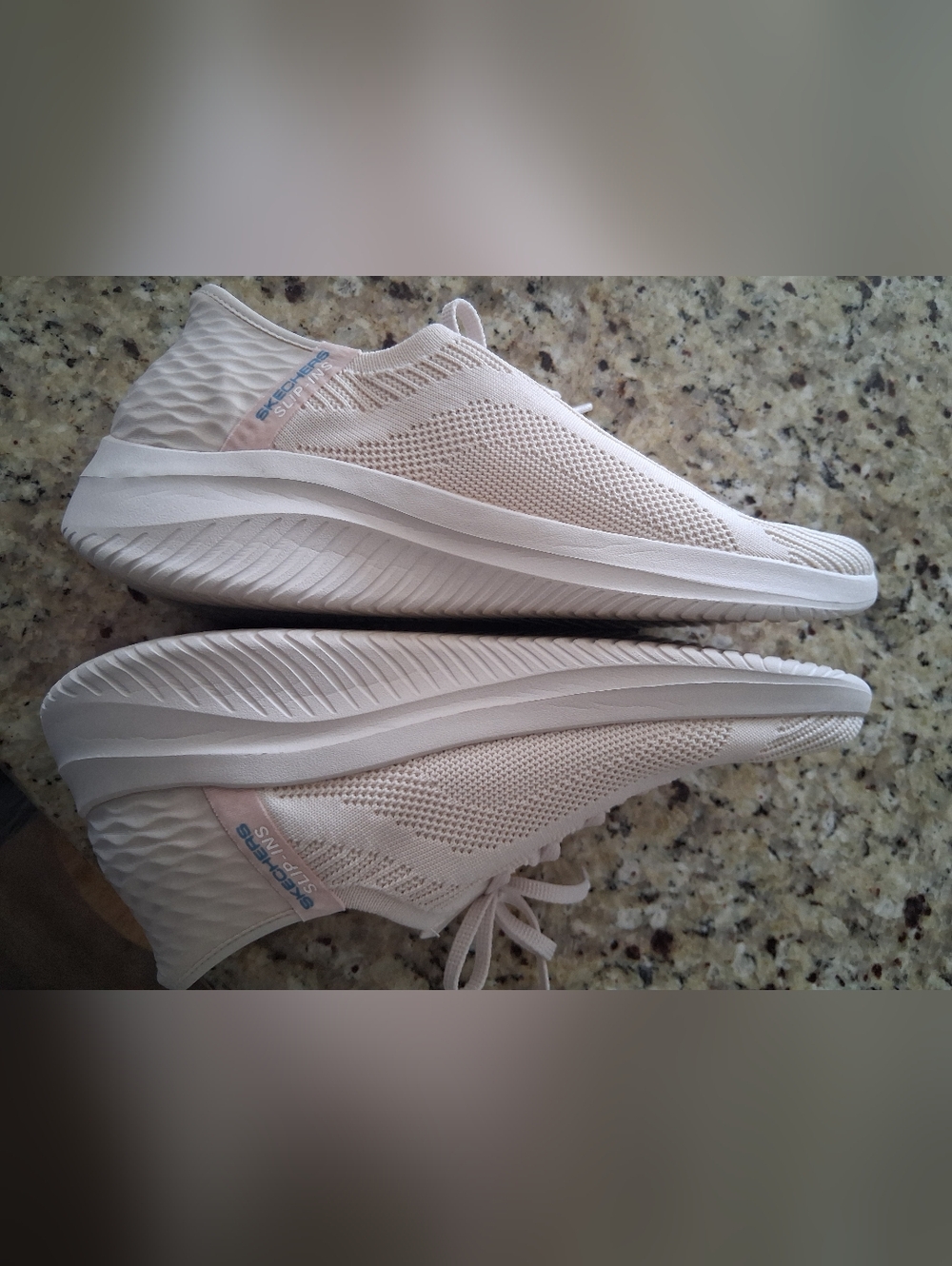 Skechers Women's Slip-Ins Lightweight Knit Sneakers - Natural 9.5